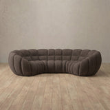 Linen Blend::Cuban Sofa 3 Seater Truffle Linen Blend