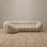 Linen Blend::Cuban Sofa L Shape Linen Linen Blend