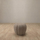 Linen Blend::Cuban Sofa Ottoman Taupe Linen Blend