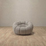 Linen Blend::Cuban Sofa Single Pewter Linen Blend