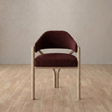 Boucle::Burgundy::White Oak