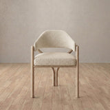 Boucle::Cream::White Oak