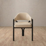Top Grain Leather::Linen::Black Oak