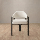 Top Grain Leather::Off White::Black Oak