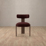 Boucle::Burgundy::Walnut