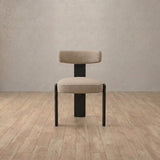 Linen Blend::Latte::Black Oak