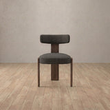 Linen Blend::Smoke::Walnut
