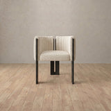 Boucle::Cream::Black Oak