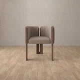 Linen Blend::Taupe::Walnut