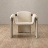 Linen Blend::Cream::Walnut