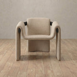 Linen Blend::Latte::Black Oak