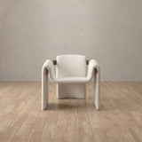 Top Grain Leather::Off White::Walnut