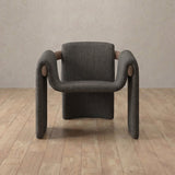 Linen Blend::Smoke::Walnut