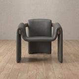 Top Grain Leather::Smoke::Walnut