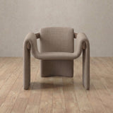 Linen Blend::Taupe::Walnut