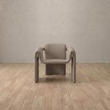 Linen Blend::Taupe::White Oak