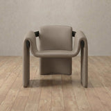 Top Grain Leather::Taupe::Black Oak