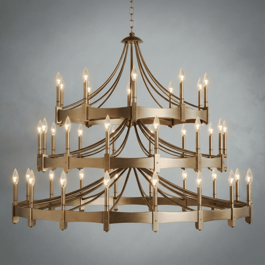 Guild Three-Tier Chandelier — dimensions