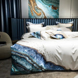 Whimsical Waters Duvet Cover Set (Long-staple Sateen Cotton)