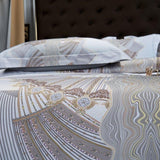 Silver Sails Duvet Cover Set (Long-staple Sateen Cotton)