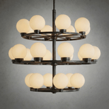 Halo Strata Three-Tier Chandelier