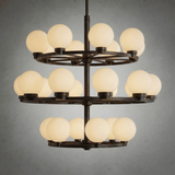 Halo Strata Three-Tier Chandelier