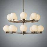 Halo Strata Two-Tier Chandelier