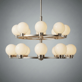 Halo Strata Two-Tier Chandelier