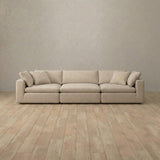 Linen Blend::Heavens Sofa Heavens 3-Seater Linen Linen Blend