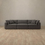 Linen Blend::Heavens Sofa Heavens 3-Seater Smoke Linen Blend
