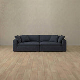 Linen Blend::Heavens Sofa Heavens Loveseat InkBlue Linen Blend