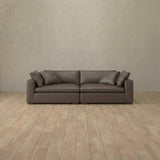 Top Grain Leather::Heavens Sofa Heavens Loveseat Truffle Top Grain Leather