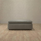 Top Grain Leather::Heavens Sofa Heavens Ottoman Stone Top Grain Leather