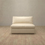 Top Grain Leather::Heavens Sofa Heavens Single Cream Top Grain Leather