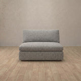 Boucle::Heavens Sofa Heavens Single Pewter Boucle v1