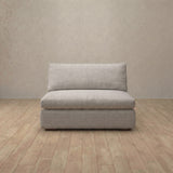 Linen Blend::Heavens Sofa Heavens Single Pewter Linen Blend v3