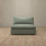 Top Grain Leather::Heavens Sofa Heavens Single Sage Top Grain Leather