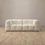 Linen Blend::Juna Comfort Sofa 2 Seater Ivory Linen Blend