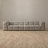Top Grain Leather::Juna Comfort Sofa 3 Seater Pewter Top Grain Leather