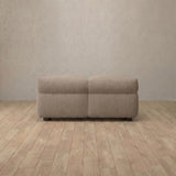 Linen Blend::Juna Comfort Sofa Ottoman Taupe Linen Blend