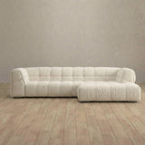 Puff Sofa Chaise Sectional (111")