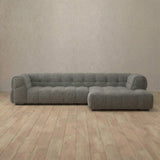 Puff Sofa Chaise Sectional (133")