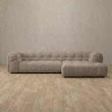 Puff Sofa Chaise Sectional (133")