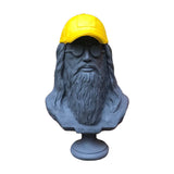 Da Vinci in Yellow Hat Sculpture