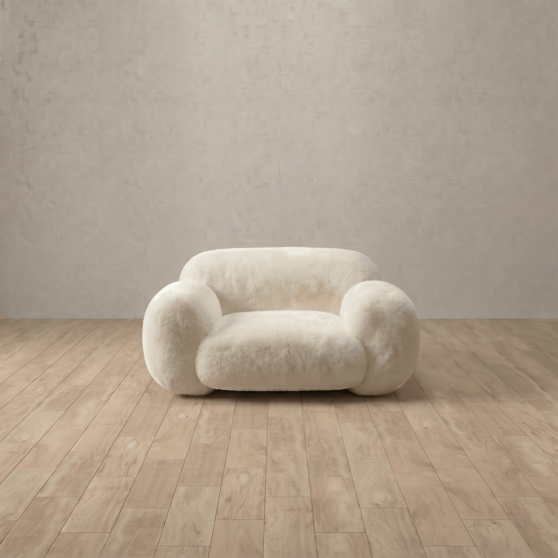 Aspen Cloud Sheepskin Armchair — dimensions