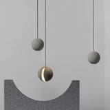 Sphered Cement Pendant Light