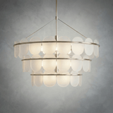 Opaline Three-Tier Chandelier
