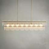 Opaline Rectangular Chandelier