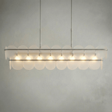 Opaline Rectangular Chandelier