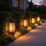 Cage Post Light (Outdoor Solar)